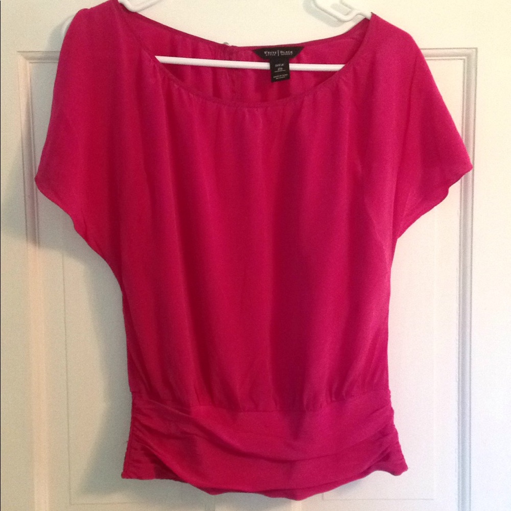 White House Black Market Silk Blouse